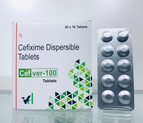 Cefixime 100 MG Dispersible Prescription Antibiotic Tablets IP