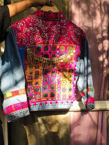 Multicolor Eye Catching Look Embroidered Jacket