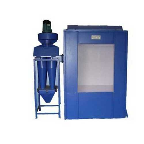 Blue Mild Steel Powder Coating Booth