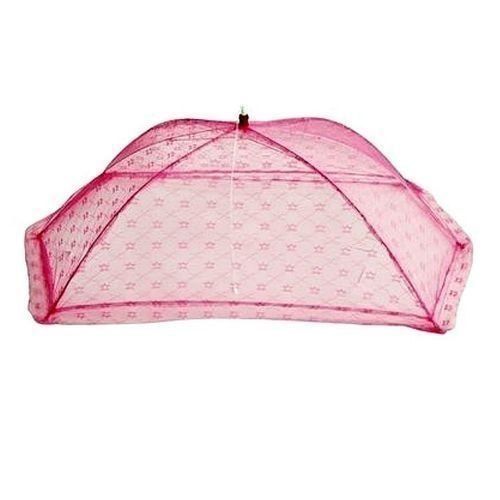 Polyester Pink Baby Umbrella Mosquito Net