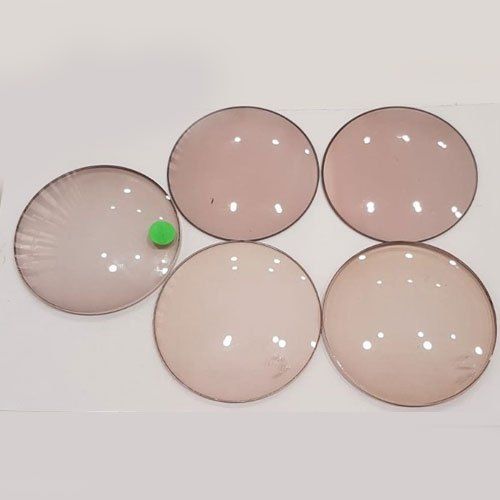 Transparent Round Photochromic Glass Lens