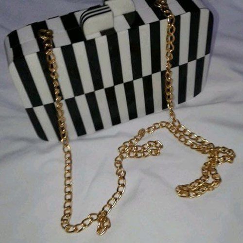 Black Top Handle Rhinestone Evening Clutch Bag Crossbody Party Chain Bag |  Baginning