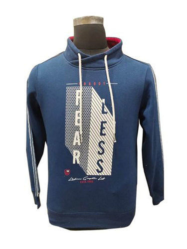 Designer Navy Blue Mens Hoodies