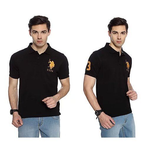 Various Colors Are Available Short Sleeve Men Promotional Polo T Shirt