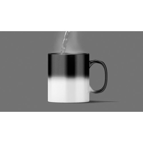 Various Colors Are Available White And Black Ceramic Promotional Mug