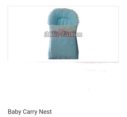 Attractive Look Sky Blue Color Printed Baby Carry Nest