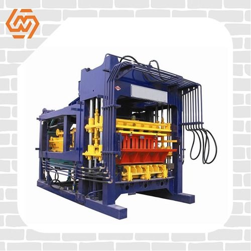 Blue Fully Automatic Hollow Solid Cement Block Brick Paving Making Machines