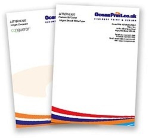 Letterheads Printing Services By DHANVIN ART PRINTERS