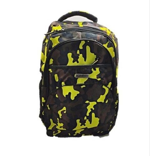 Mixed Color Optima Polyester Printed Backpack For School And Carry Laptop, Pitthu Style, Supreme Quality, Easy To Carry, Zip Closure, Laptop Compartment, Fine Texture, Capacity : 29 L