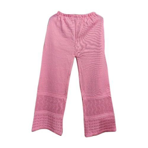 Multi Color Pink Ladies Woolen Palazzo