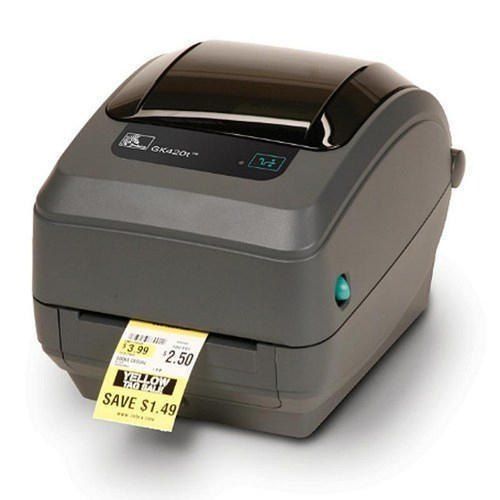 Grey Portable Zebra Barcode Printer