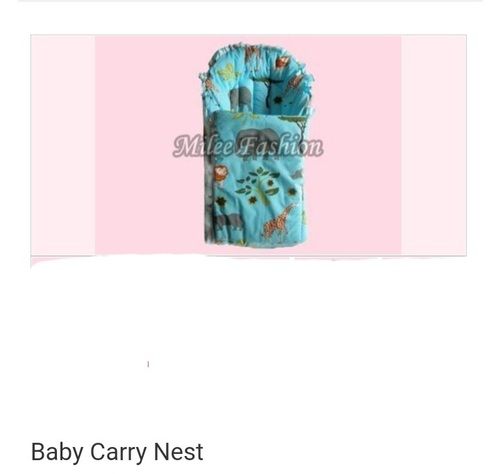 Printed Sky Blue Color Baby Carry Nest
