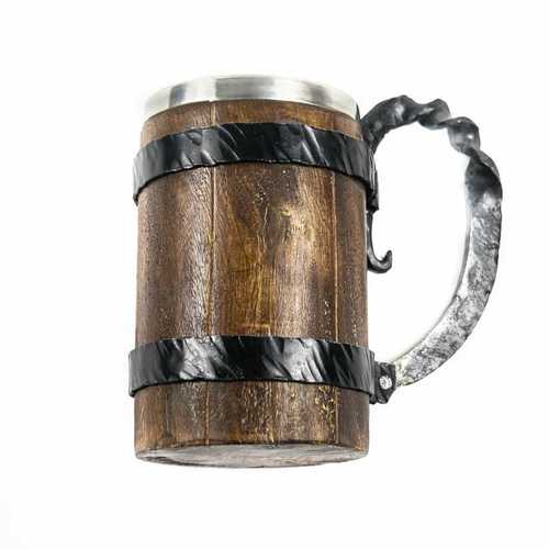 Wood Viking Handmade Wooden Mug