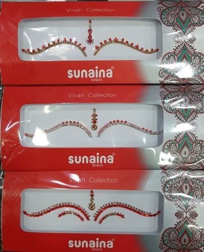 Red Sunaina Vivah Collection Bridal Bindis