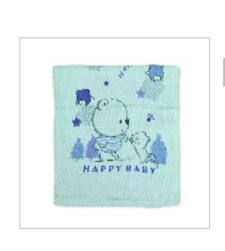 Ultra Soft and Comfortable Printed Sky Blue Color Baby Towel