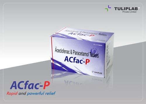Aceclofenac And Paracetamol 425 MG Prescription Painkiller Tablets