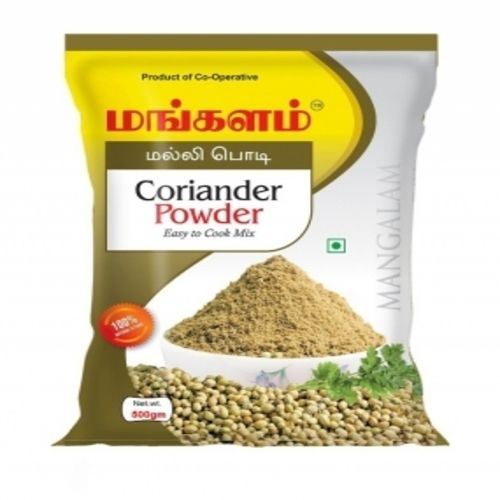 Admixture 2% Ash 3% Healthy Natural Rich Taste High Quality Dried Brown Coriander Powder with Pack Size 500 gm