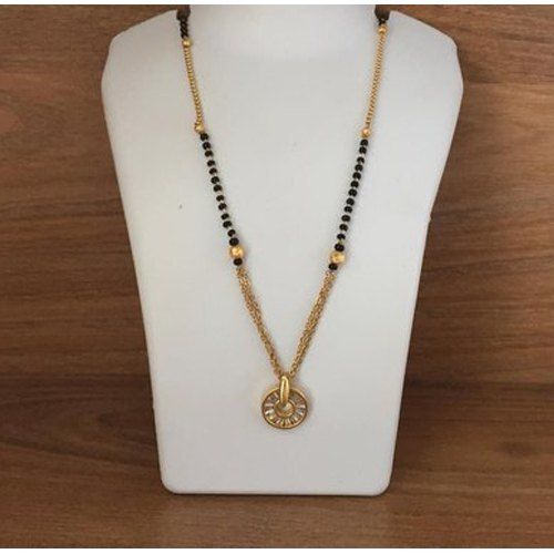 American Diamond Party Wear Mangalsutra Excellent