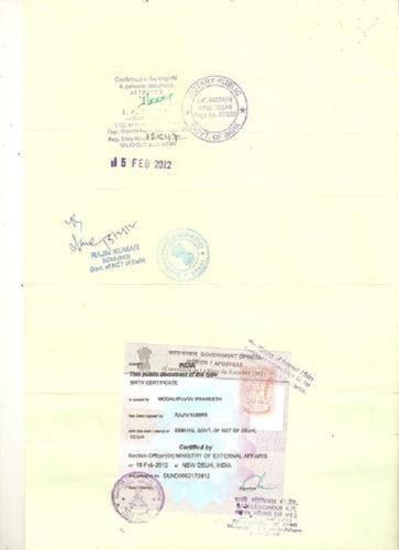 Birth Certificate Attestation Services