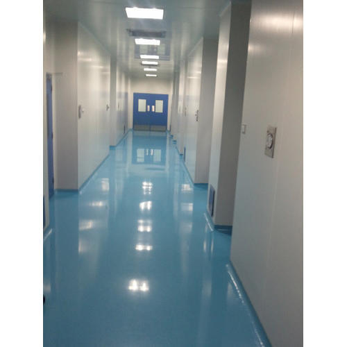 Blue Clean Room Puf Panel