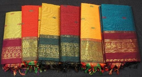 Beautiful Colours Kalyani Cotton Gatwal Saree, Soft and Smooth Cotton Pattu  Saree, Cotton Pattu Saree -  Israel