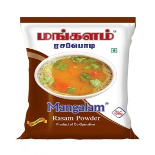 Brown Gluten Free Low Sodium Healthy Natural Dried Rasam Powder With Pack Size 100Gm