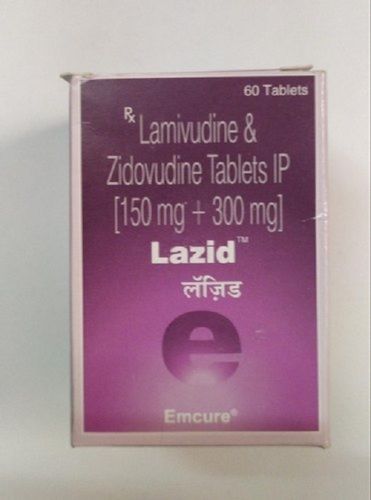 Lazid Lamivudine 150MG + Zidovudine 300MG Tablet