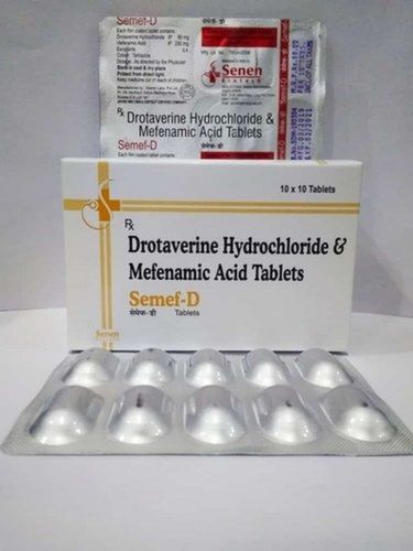 Mefenamic Acid And Drotaverine Prescription Oral Tablet Age Group: Adult