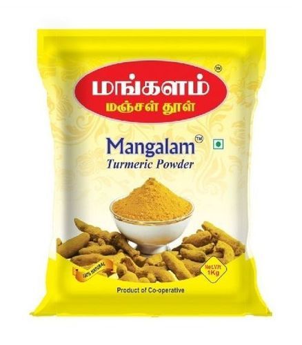Moisture 5% Rich Natural Taste FSSAI Certified Healthy Dried Yellow Turmeric Powder with Pack Size 1kg