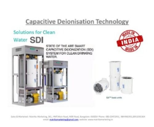 Sdi Point-Of-Entry System (Water Purification) Installation Type: Wall Mounted