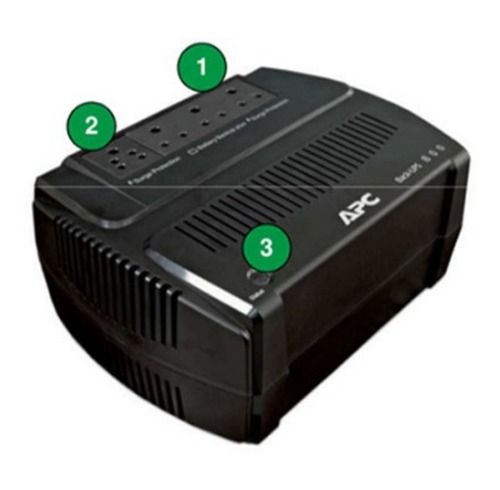 Black Single Phase 800Va Apc Online Ups