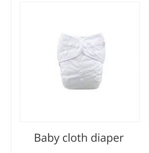 White Color Baby Cloth Diapers