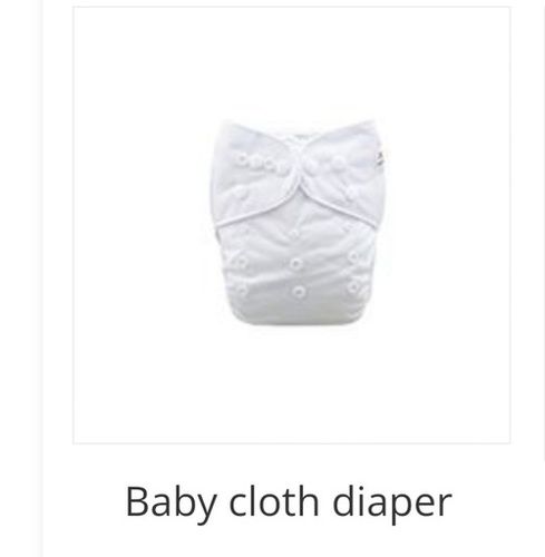 White Color Baby Cloth Diapers Application: Industrial