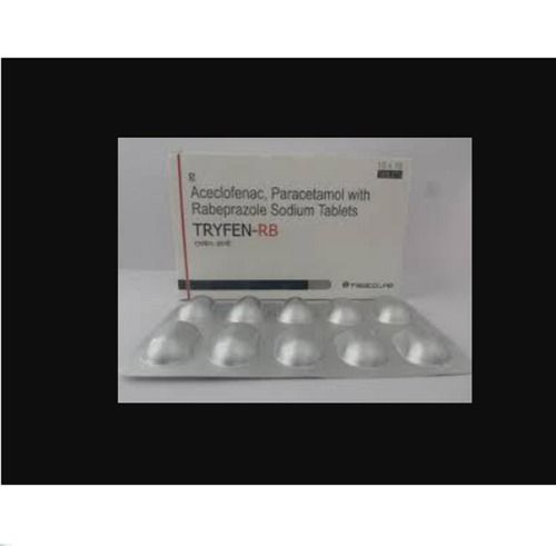 Aceclofenac Paracetamol And Rabeprazole Abdominal Pain Tablet Age Group: Adult