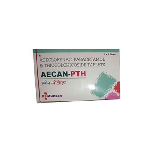 Aceclofenac Paracetamol And Thiocolchicoside Pain Reliever Tablets - Oral Administration, Blister Pack | Fast Relief from Body Pain, Muscle Pain, Inflammation, and Fever