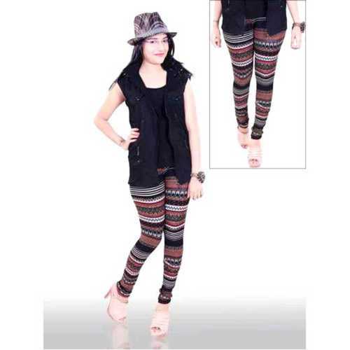 Ladies Printed Cotton Designer Legging