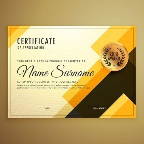 Laser Cut Certificate Printing Services By Chirag Offset Pvt.Ltd