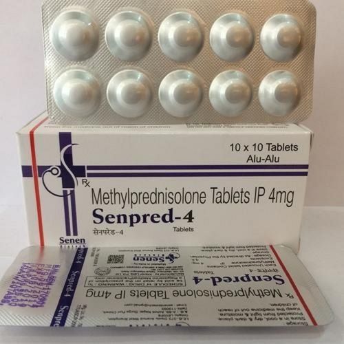 Methylprednisolone 4 MG Glucocorticoids Oral Tablets