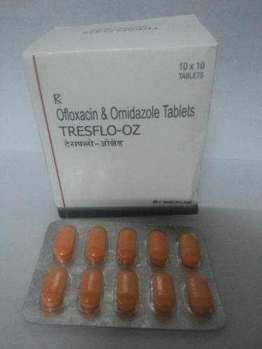 Ofloxacin And Ornidazole Combination Fixed Dose Antibiotic Tablets Expiration Date: Printed On Pack Years