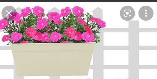 White Powder Coated Railing Planter