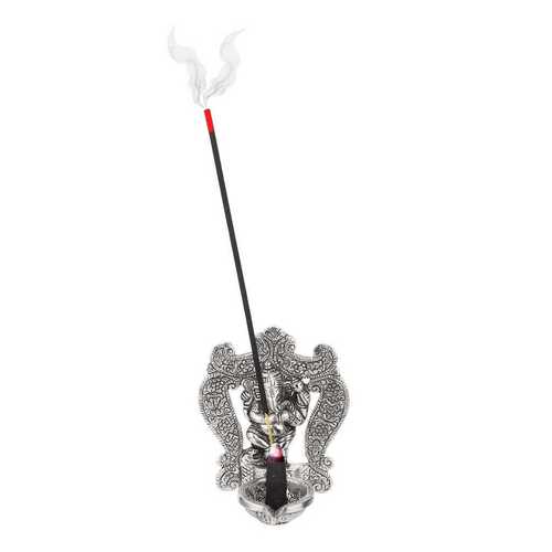 White Metal Incense Holders