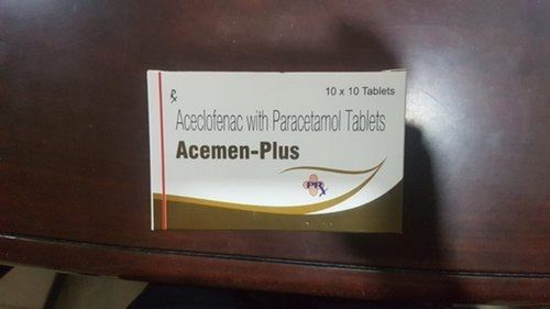 Aceclofenac And Paracetamol Body Pain NSAID Tablets