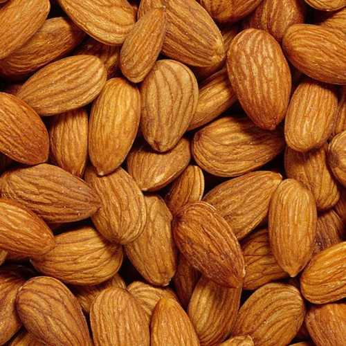 Dark Brown Fresh Almonds