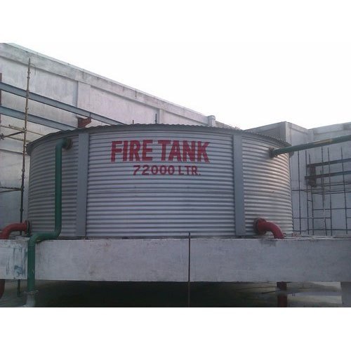 Fire Water Storage Zincalume Steel Tank - Capacity: 5000 Kiloliter/Day