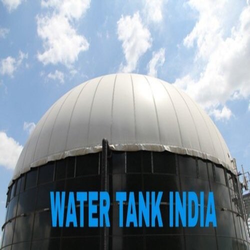 Industrial Water Storage Steel Tank - Color: White