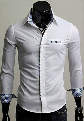 Ladies Full Sleeve White Stylish Shirt