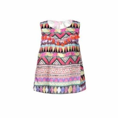 Ladies Sleeveless Cute Tie Up Loose Fit Top