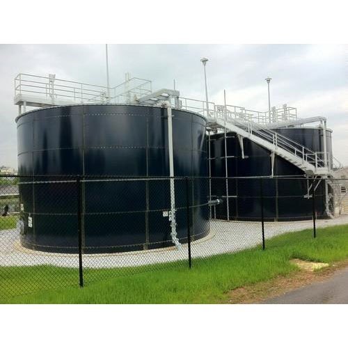 Leak Proof Glass Lined Steel Industrial Etp Storage Tank Application: Water Storing