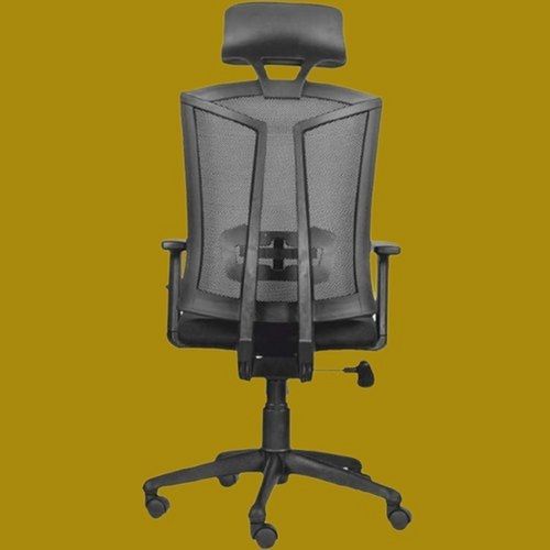 Black Professional High Back Office Revolving Computer Leather Chair