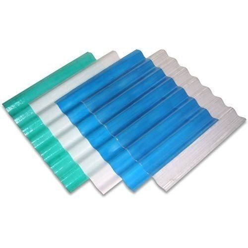 Residential And Commercial Usable Multicolor Frp Color Coated Roofing Sheets